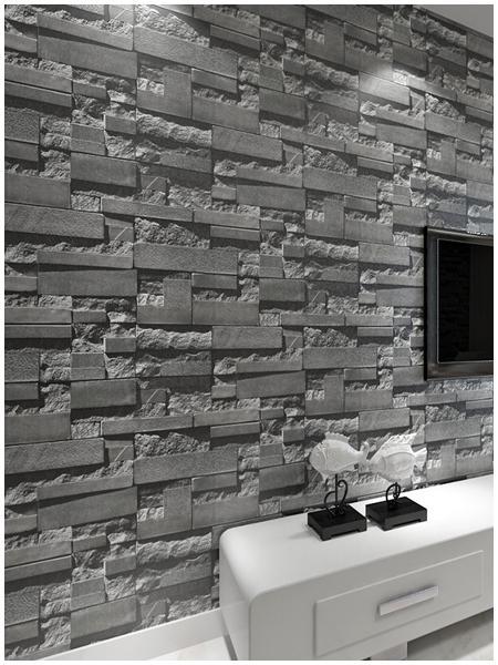 художественная отделка стен интерьера натуральным камнем и керамической плиткой